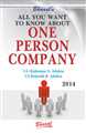 All You Wanted to Know About ONE PERSON COMPANY under Companies Act, 2013